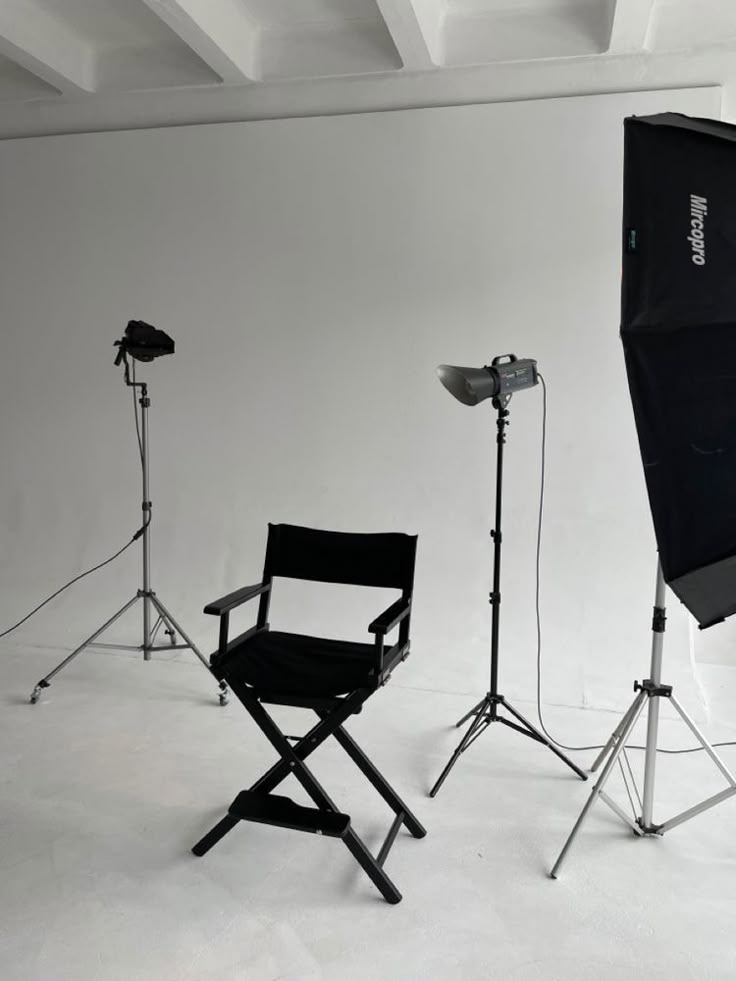 Studio-Setup mit Licht